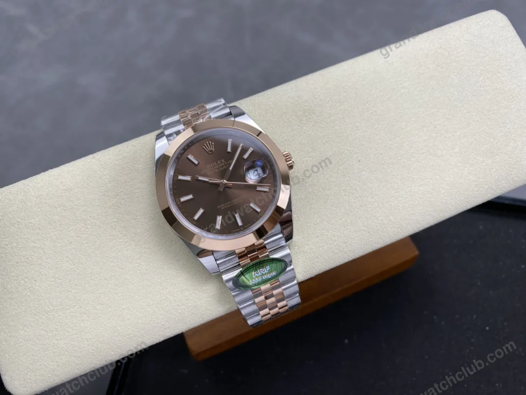 Super Clone Rolex Datejust Chocolate Dial 126201 Jubilee 36 mm — view 9