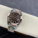 Super Clone Rolex Datejust Chocolate Dial 126201 Jubilee 36 mm — movement / caseback view