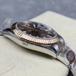 Super Clone Rolex Datejust Chocolate Dial 126231 Oyster 36 mm — side profile