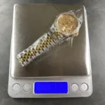 Super Clone Rolex Datejust Gold Dial SRL40 36 mm — movement / caseback view