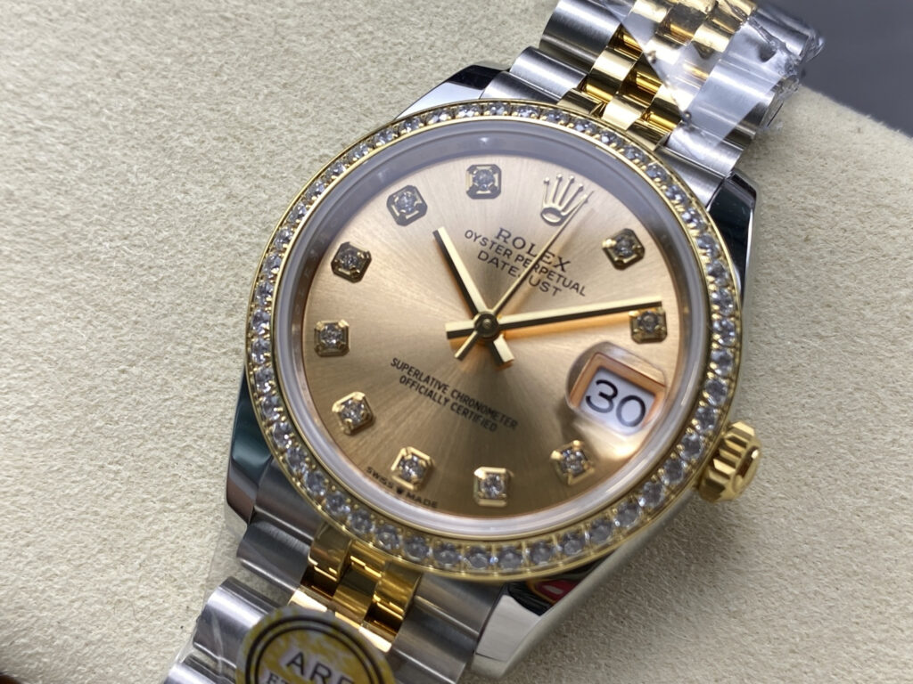 Super Clone Rolex Datejust Gold Dial SRL40 36 mm — view 10