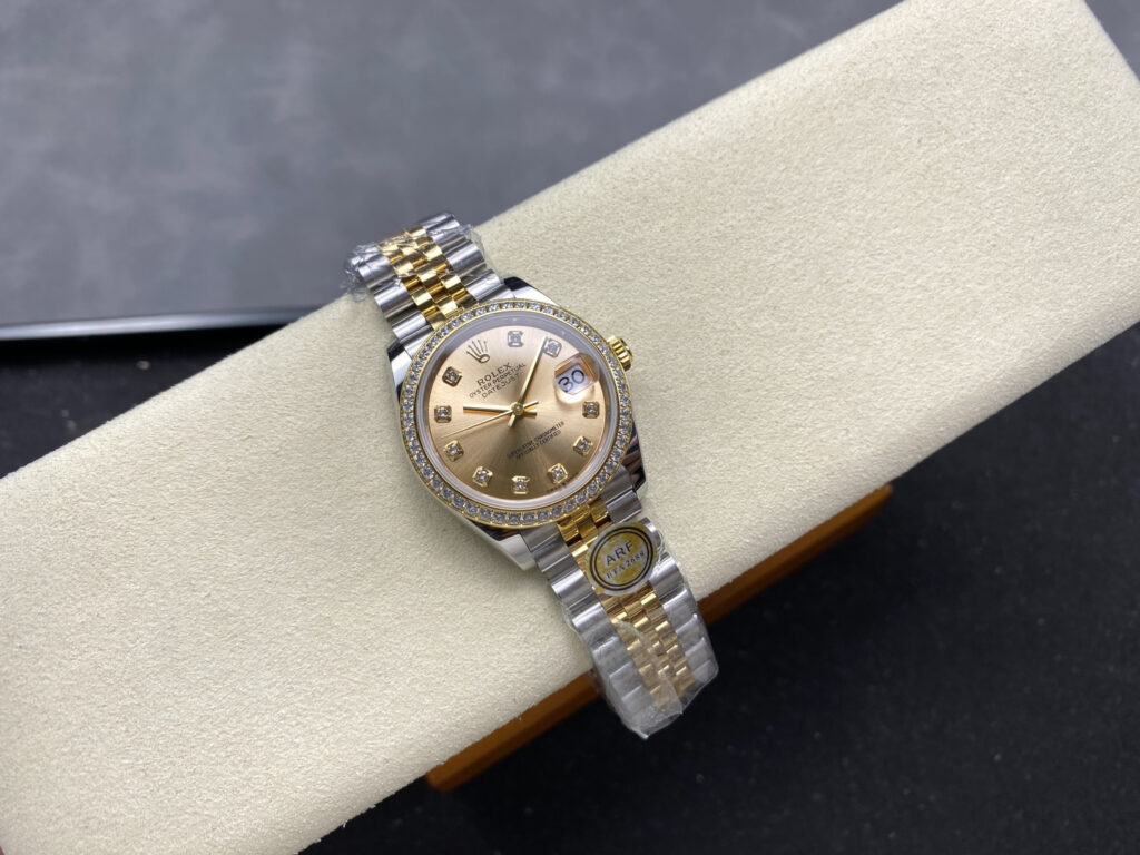 Super Clone Rolex Datejust Gold Dial SRL40 36 mm — view 9