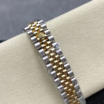 Super Clone Rolex Datejust Gold Dial SRL40 36 mm — clasp and links