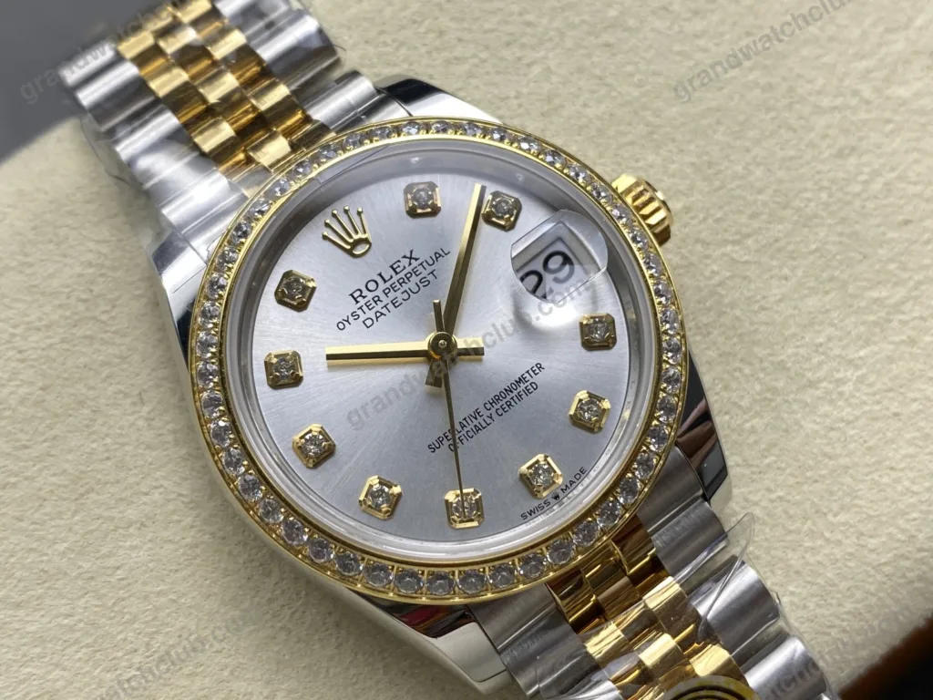 Super Clone Rolex Datejust Mother of Pearl Diamond Dial 126283RBR-0009 36 mm — view 13