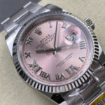 Super Clone Rolex Datejust Pink Roman Dial 126234-0032 36 mm — view 11