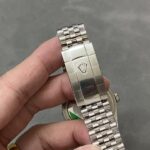 Super Clone Rolex Datejust Purple Dial 126234-0022 36 mm — on leather display