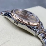 Super Clone Rolex Datejust Rosé Dial 126231-0027 36 mm — side profile