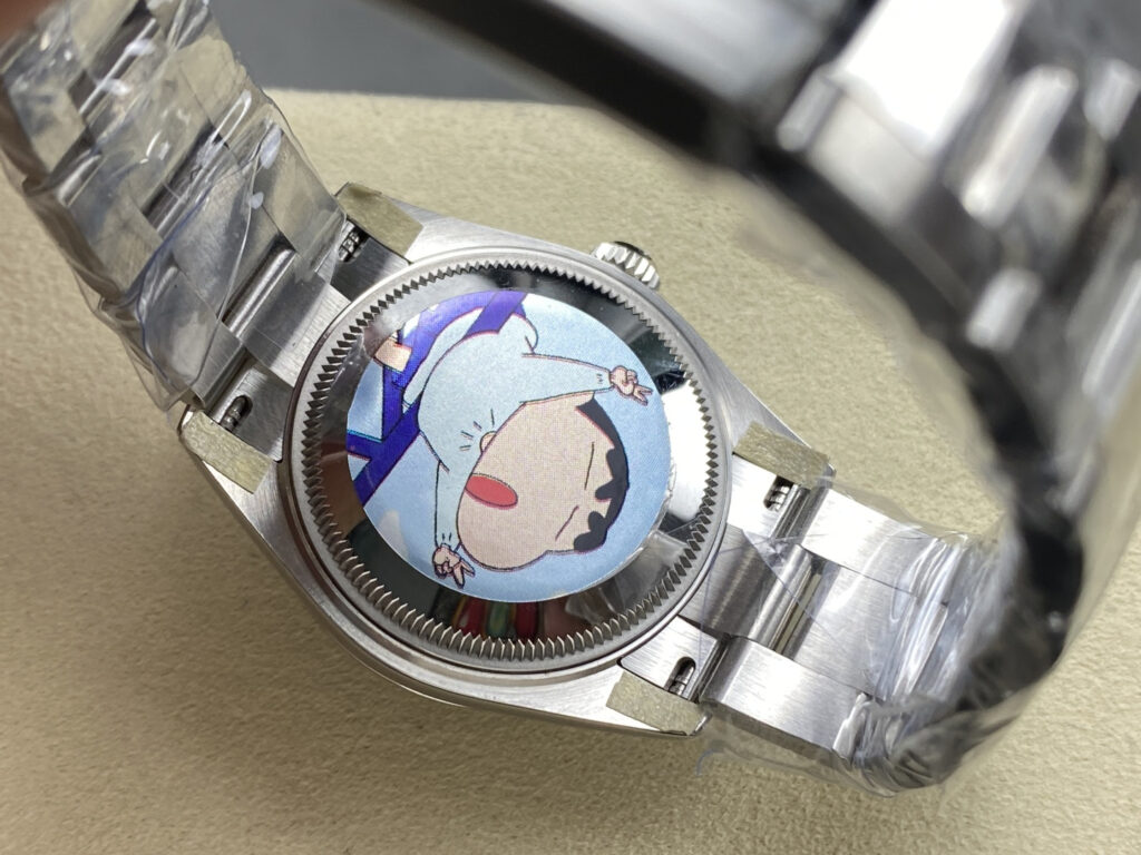 Super Clone Rolex Datejust Silver Diamond Dial 278384RBR-0033 31 mm — movement / caseback view