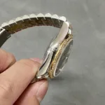 Super Clone Rolex Datejust Slate Diamond Dial 126283RBR-0011 36 mm — side profile