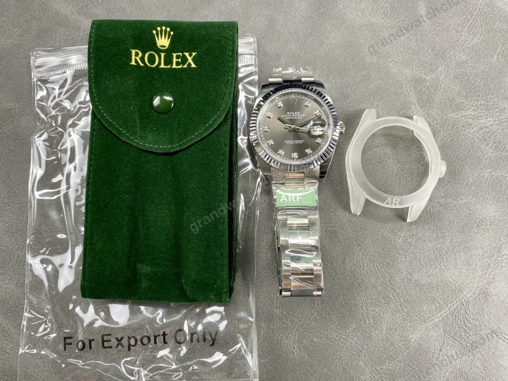 Super Clone Rolex Datejust Slate Diamond Dial 126334-0005 41 mm — view 10