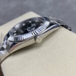 Super Clone Rolex Datejust Slate Diamond Dial 126334-0005 41 mm — side profile