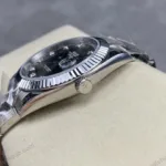 Super Clone Rolex Datejust Slate Diamond Dial 126334-0005 41 mm — side profile