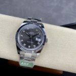 Super Clone Rolex Datejust Slate Diamond Dial 126334-0005 41 mm — movement / caseback view