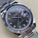 Super Clone Rolex Datejust Slate Diamond Dial 126334-0005 41 mm — view 9