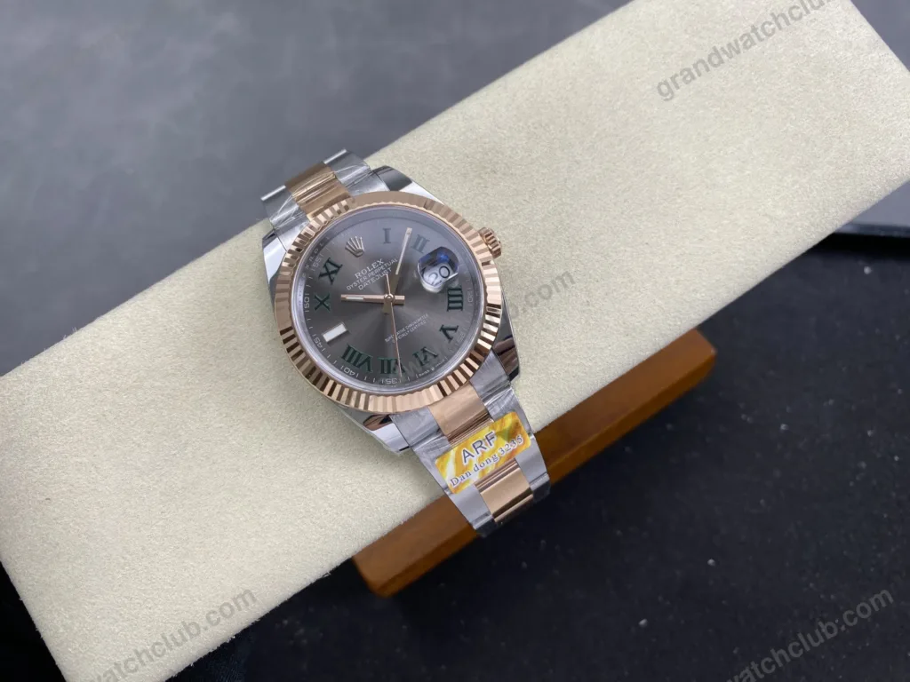 Super Clone Rolex Datejust Slate Roman Dial 126331-0015 41 mm — view 11