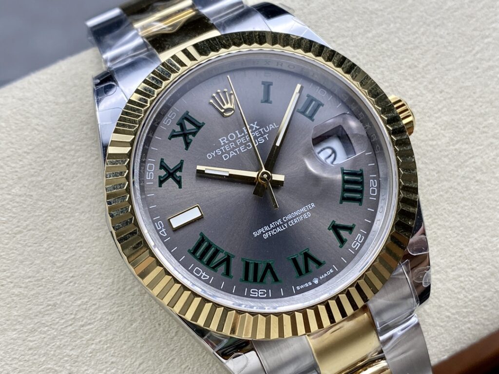Super Clone Rolex Datejust Slate Roman Dial 126333-0019 41 mm — view 10