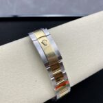 Super Clone Rolex Datejust Slate Roman Dial 126333-0019 41 mm — on leather display