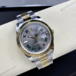 Super Clone Rolex Datejust Slate Roman Dial 126333-0019 41 mm — movement / caseback view