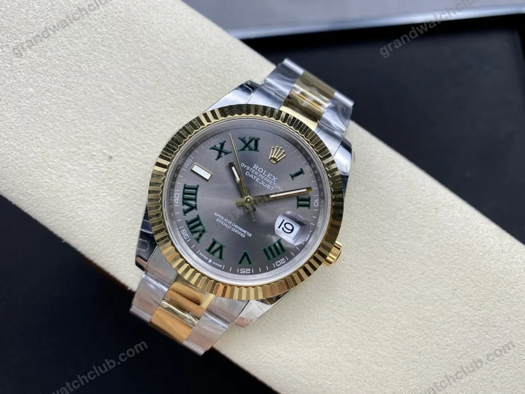 Super Clone Rolex Datejust Slate Roman Dial 126333-0019 41 mm — view 9