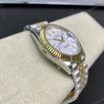Super Clone Rolex Datejust White Dial 126333-0016 41 mm — side profile