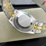 Super Clone Rolex Datejust White Dial 126333-0016 41 mm — on leather display