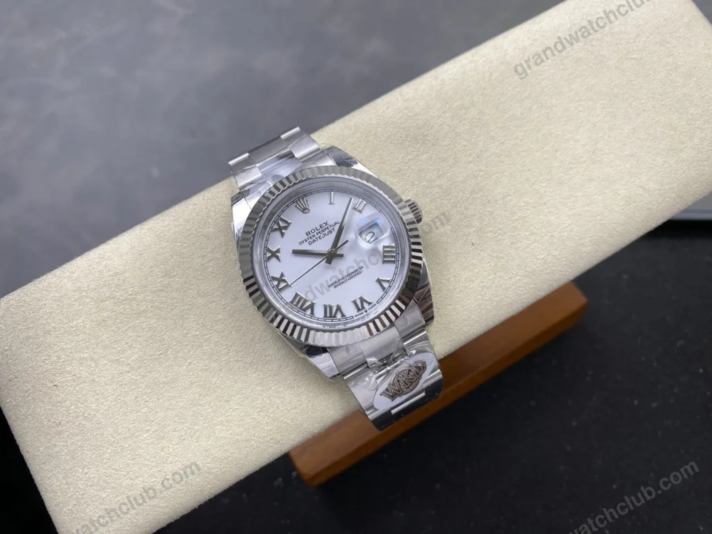 Super Clone Rolex Datejust White Roman Dial 126334-0023 41 mm — view 13