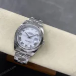 Super Clone Rolex Datejust White Roman Dial 126334-0023 41 mm — view 12