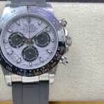 Super Clone Rolex Daytona 126519LN Meteorite Dial — dial close-up