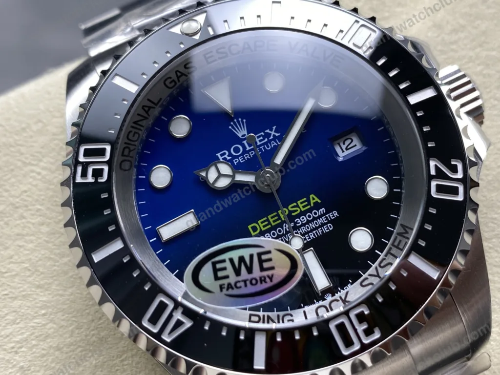 Super Clone Rolex Deepsea Sea Dweller — case and bezel