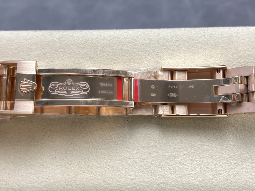 Super Clone Rolex GMT-Master II 126715CHNR Tiger Iron Dial — clasp and links