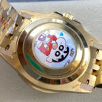 Super Clone Rolex GMT-Master II 126718GRNR Tiger Iron Dial — clasp and links