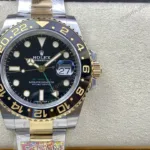 Super Clone Rolex GMT-Master II Black Dial 80295 — dial close-up