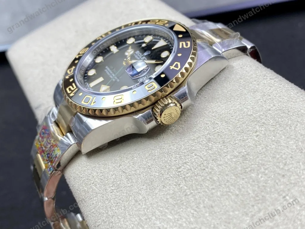 Super Clone Rolex GMT-Master II Black Dial 80295 — side profile