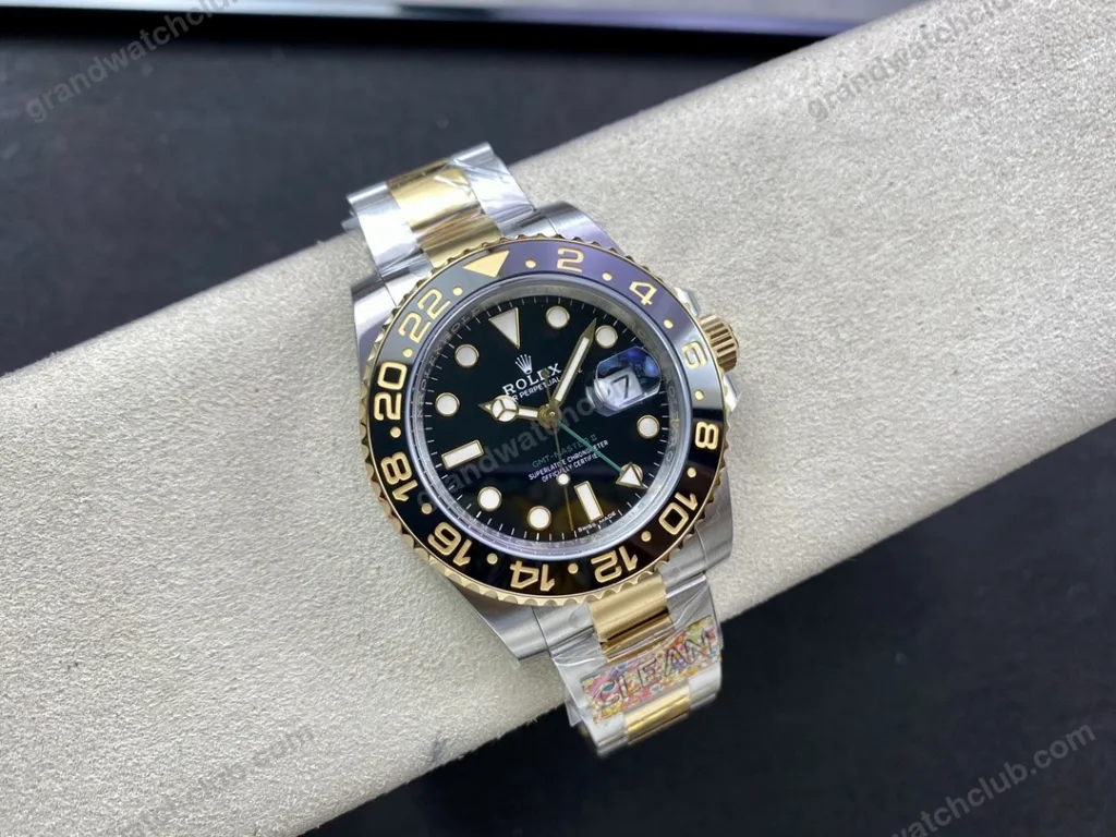 Super Clone Rolex GMT-Master II Black Dial 80295 — movement / caseback view