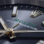 Super Clone Rolex Oyster Perpetual “100 Years” (2026) Super Clone — on leather display
