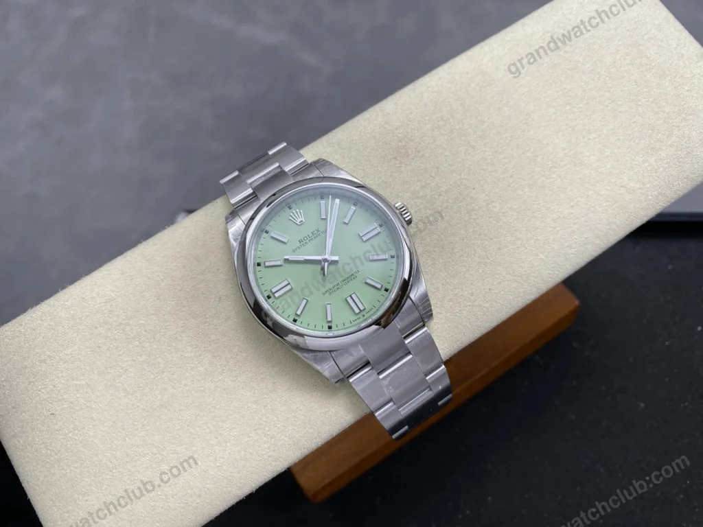Super Clone Rolex Oyster Perpetual 277200 Pistachio Dial — view 12