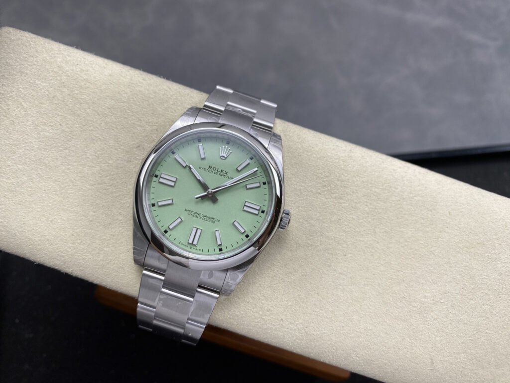 Super Clone Rolex Oyster Perpetual 277200 Pistachio Dial — view 11