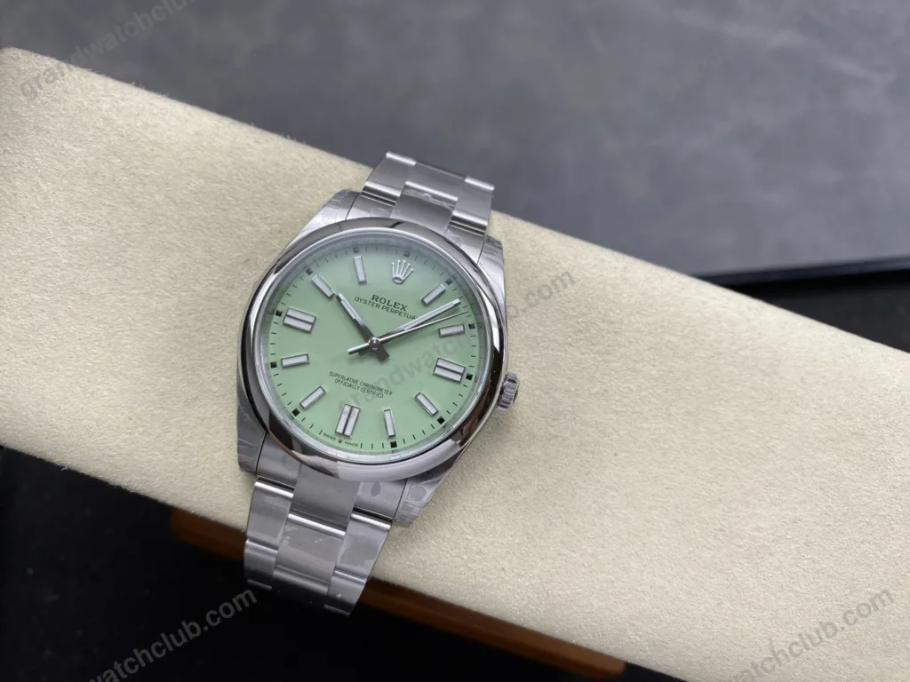 Super Clone Rolex Oyster Perpetual 277200 Pistachio Dial — view 11
