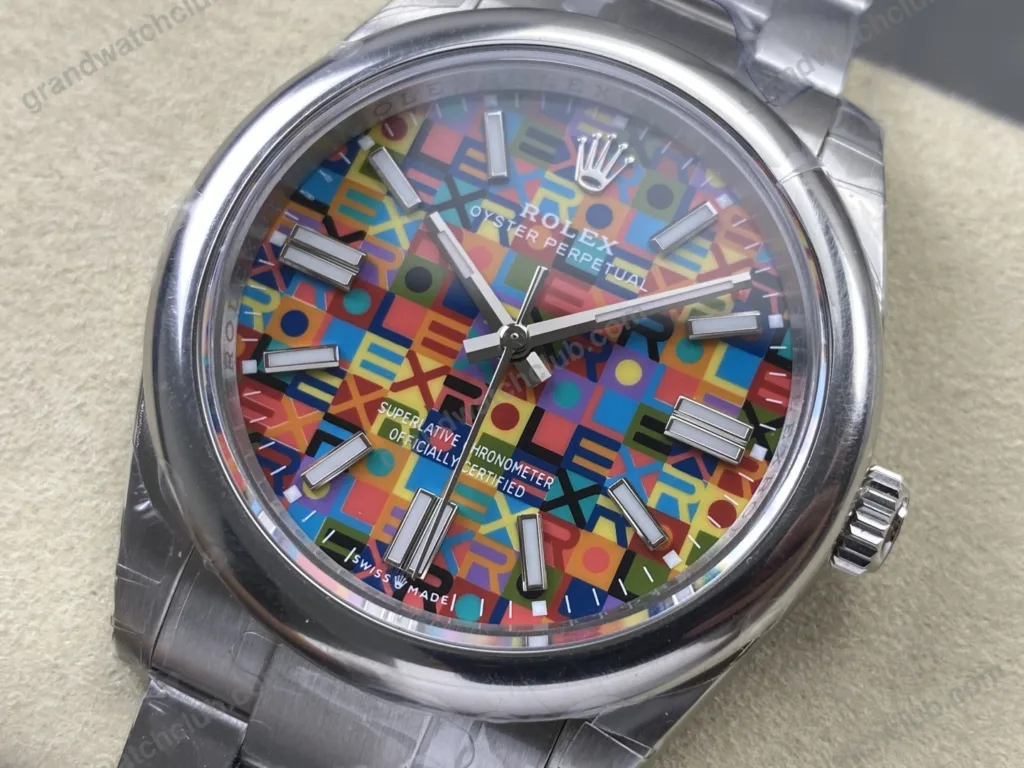 Super Clone Rolex Oyster Perpetual Jubilee Motif (2026) Super Clone — bracelet detail