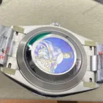 Super Clone Rolex Oyster Perpetual Jubilee Motif (2026) Super Clone — on leather display