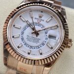 Super Clone Rolex Sky-Dweller Intense white Dial 336935 — bracelet detail