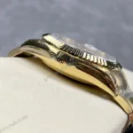Super Clone Rolex Sky-Dweller Intense white Dial 336938 — on leather display