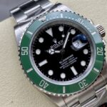 Super Clone Rolex Submariner Black Dial 126610LV “Starbucks” — case and bezel