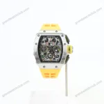 Swiss Super Clone Richard Mille RM 11-03 Titanium Yellow Strap 44mm