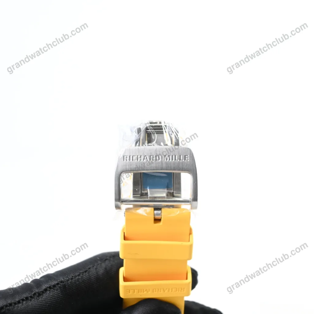 Swiss Super Clone Richard Mille RM 11-03 Titanium Yellow Strap 44mm