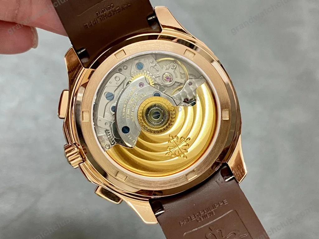 Super Clone Patek Philippe Aquanaut Chronograph 5968R-001 Brown Dial Rose Gold 42.2mm – Swiss SuperClone