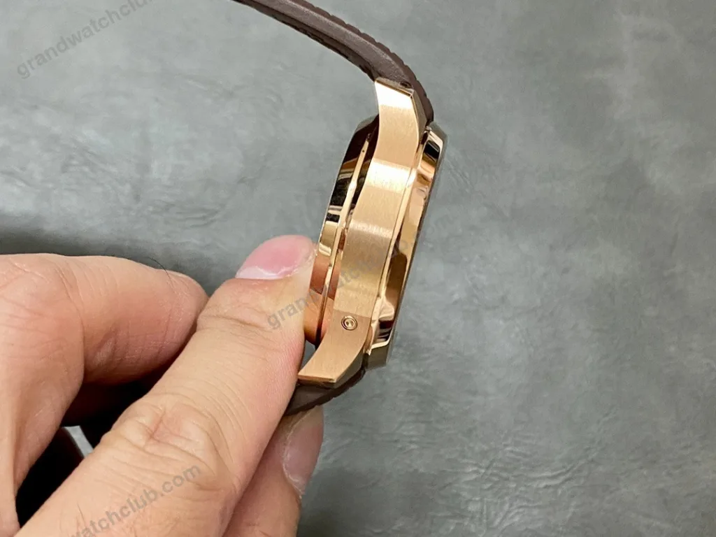 Super Clone Patek Philippe Aquanaut Chronograph 5968R-001 Brown Dial Rose Gold 42.2mm – Swiss SuperClone