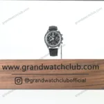Super Clone Omega Speedmaster Moonwatch Professional 42mm Black Dial Black Fabric Strap – Swiss SuperClone