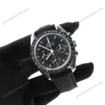 Super Clone Omega Speedmaster Moonwatch Professional 42mm Black Dial Black Fabric Strap – Swiss SuperClone