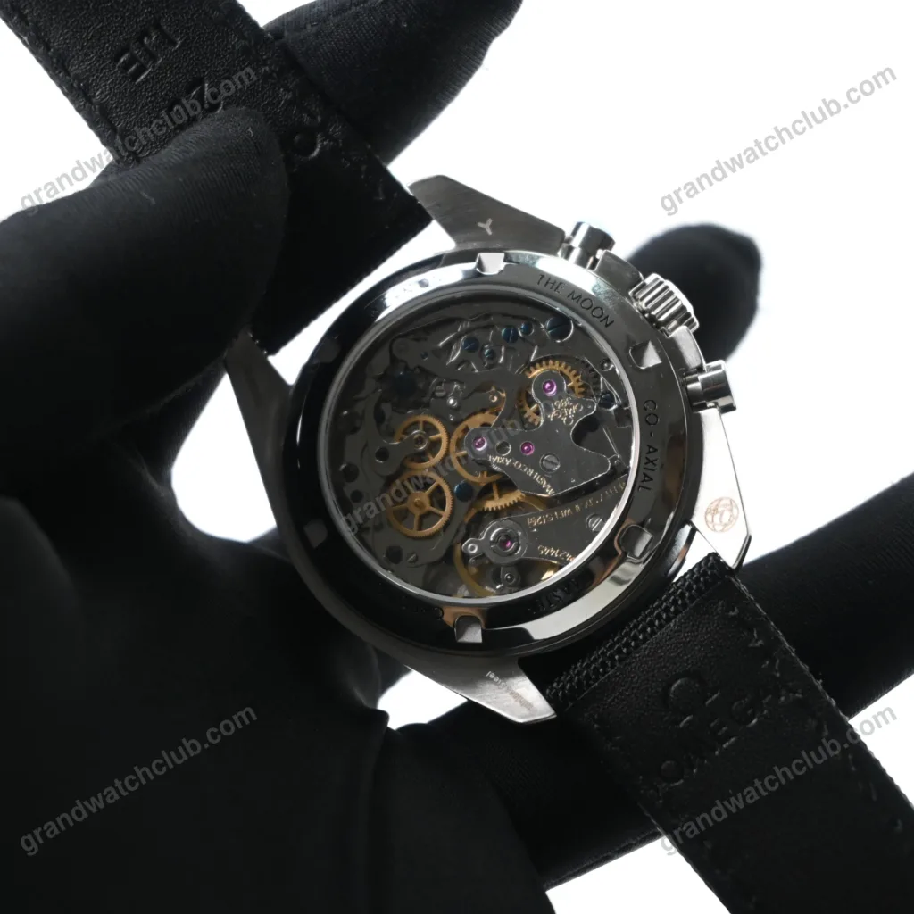 Super Clone Omega Speedmaster Moonwatch Professional 42mm Black Dial Black Fabric Strap – Swiss SuperClone